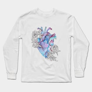 Anatomical Heart Long Sleeve T-Shirt